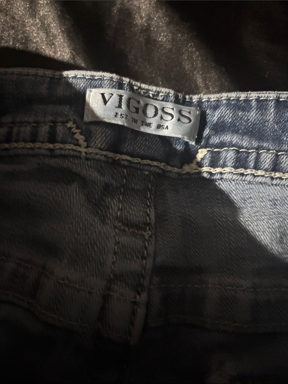 Vigoss Women's Light Blue Boot Cut Jeans - Picture 2 of 5
